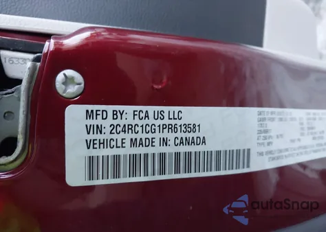 2023 Chrysler Voyager Lx из США, поврежденный, VIN 2C4RC1CG1PR613581